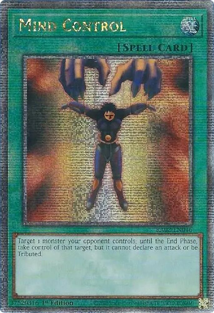 [QUARTER CENTURY] Mind Control (Quarter Century Secret Rare) - (RA02-EN046) - 1st Edition