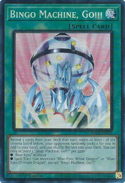 [COLLECTOR'S RARE] Bingo Machine, Go!!! - RA02-EN047 - 1st Edition