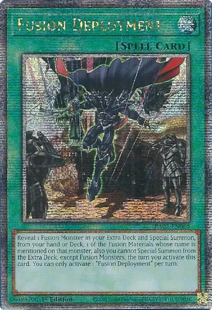 [QUARTER CENTURY] Fusion Deployment (Quarter Century Secret Rare) - (RA02-EN065) - 1st Edition