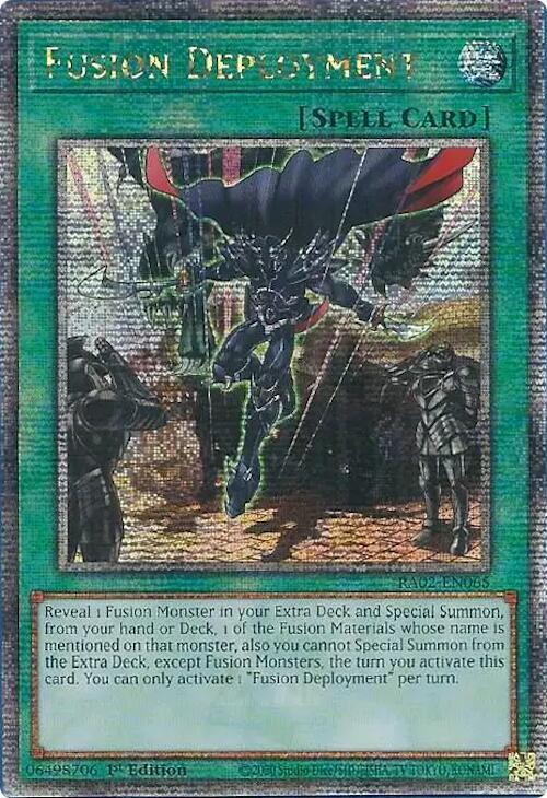 [QUARTER CENTURY SECRET RARE] Fusion Deployment - RA02-EN065 - 1st Edition