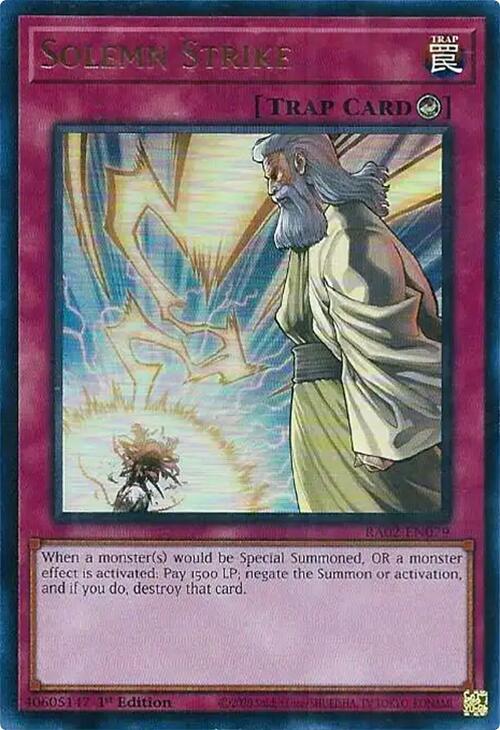 [ULTRA RARE] Solemn Strike - RA02-EN079 - 1st Edition