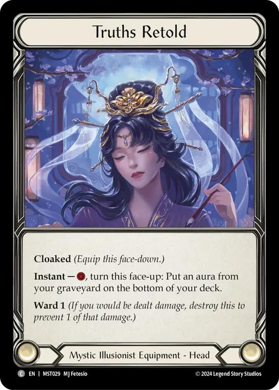 COLD FOIL Truths Retold - MST029 - C - Part the Mistveil