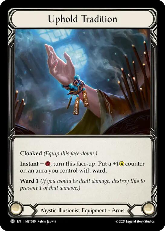 COLD FOIL Uphold Tradition - MST030 - C - Part the Mistveil