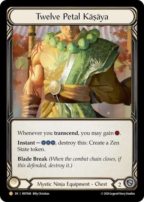 RAINBOW Twelve Petal Kasaya - MST048 - Legendary - Part the Mistveil