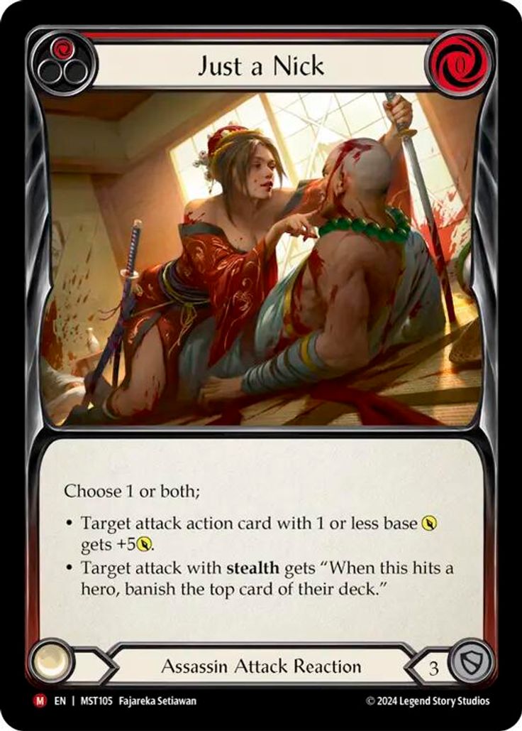 RAINBOW FOIL Just a Nick - MST105 - Majestic - Part the Mistveil
