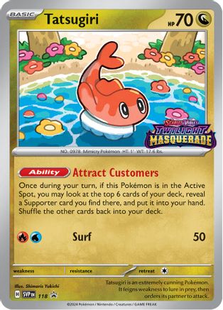 Tatsugiri - SVP 118 - Pokemon SV Scarlet & Violet Promo