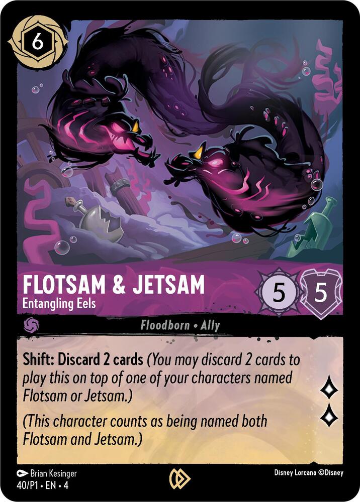 Flotsam and Jetsam - Entangling Eels - 40/P1 - Lorcana Promo
