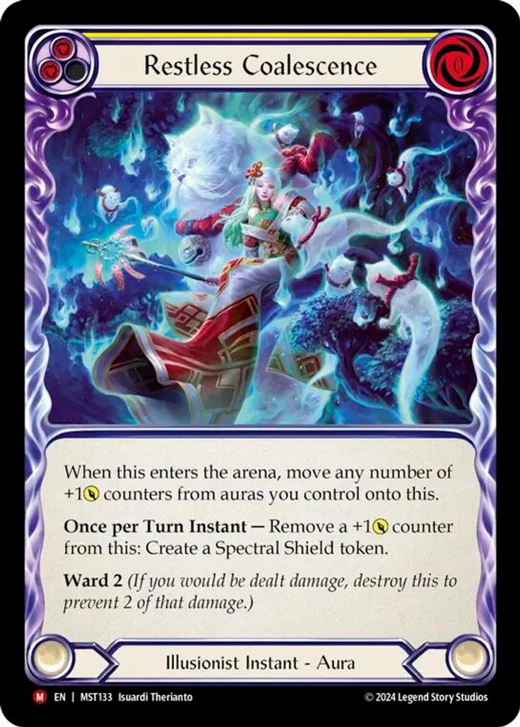 RAINBOW FOIL Restless Coalescence - MST133 - Majestic - Part the Mistveil