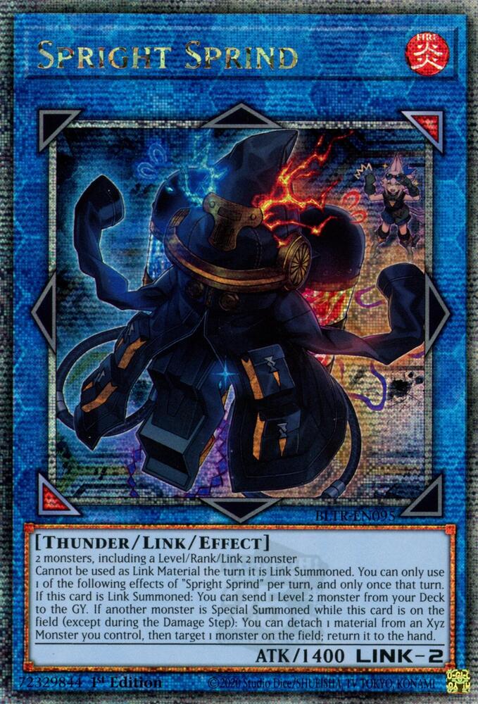 [QUARTER CENTURY SECRET RARE] Gigantic Spright - BLTR-EN091 - 1st Edition