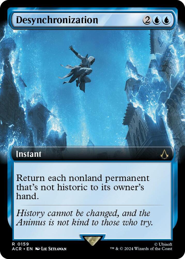 EXTENDED ART Desynchronization - #159 - Rare Universes Beyond: Assassin's Creed