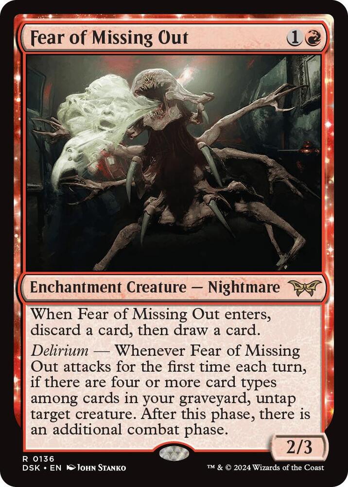 Fear of Missing Out - #136 - Rare Duskmourn: House of Horrors