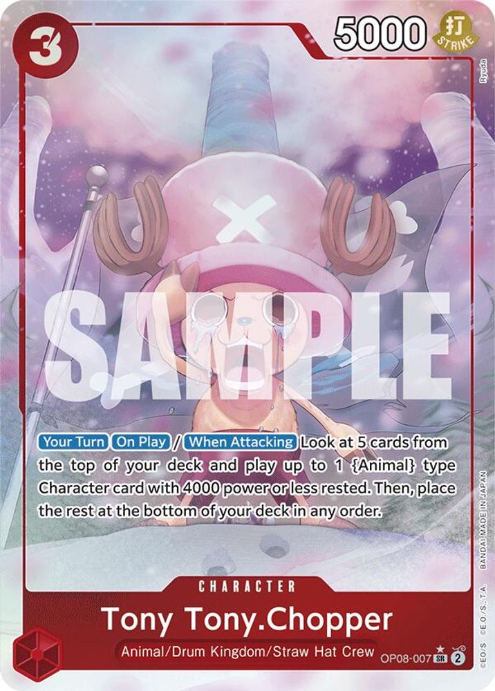 [ALTERNATE ART] Tony Tony.Chopper (007) (OP08-007) Super Rare - One Piece Two Legends