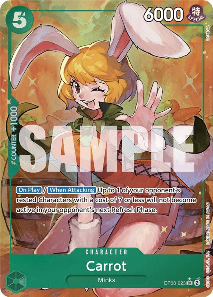 [ALTERNATE ART] Carrot (023) (OP08-023) Super Rare - One Piece Two Legends