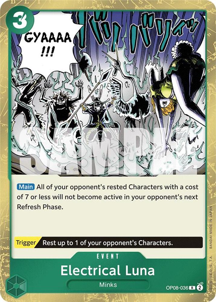 Electrical Luna (OP08-036) Rare - One Piece Two Legends