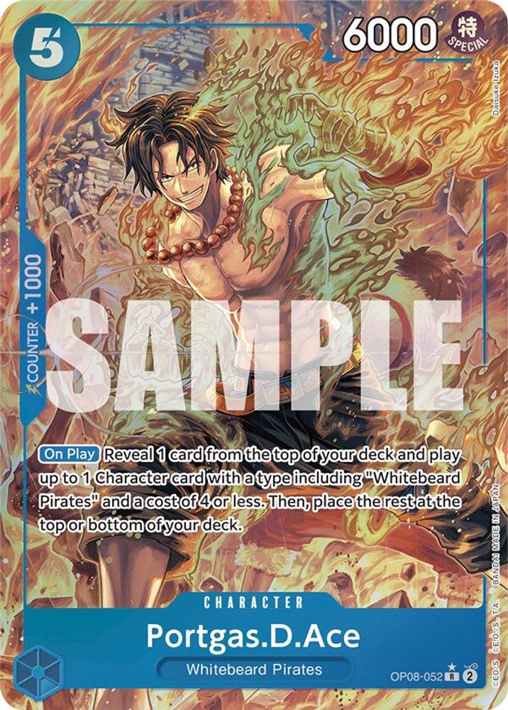 [ALTERNATE ART] Portgas.D.Ace (OP08-052) Rare - One Piece Two Legends