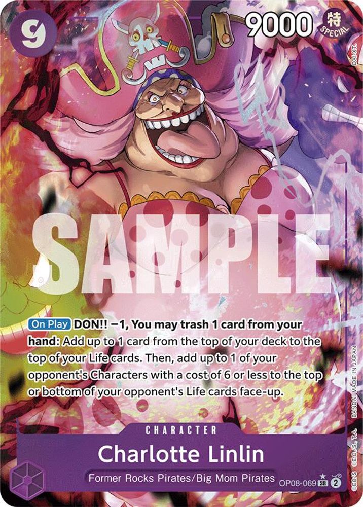 [ALTERNATE ART] Charlotte Linlin (OP08-069) Super Rare - One Piece Two Legends