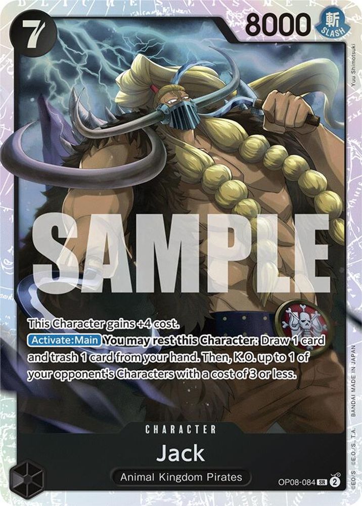 Jack (OP08-084) Super Rare - One Piece Two Legends