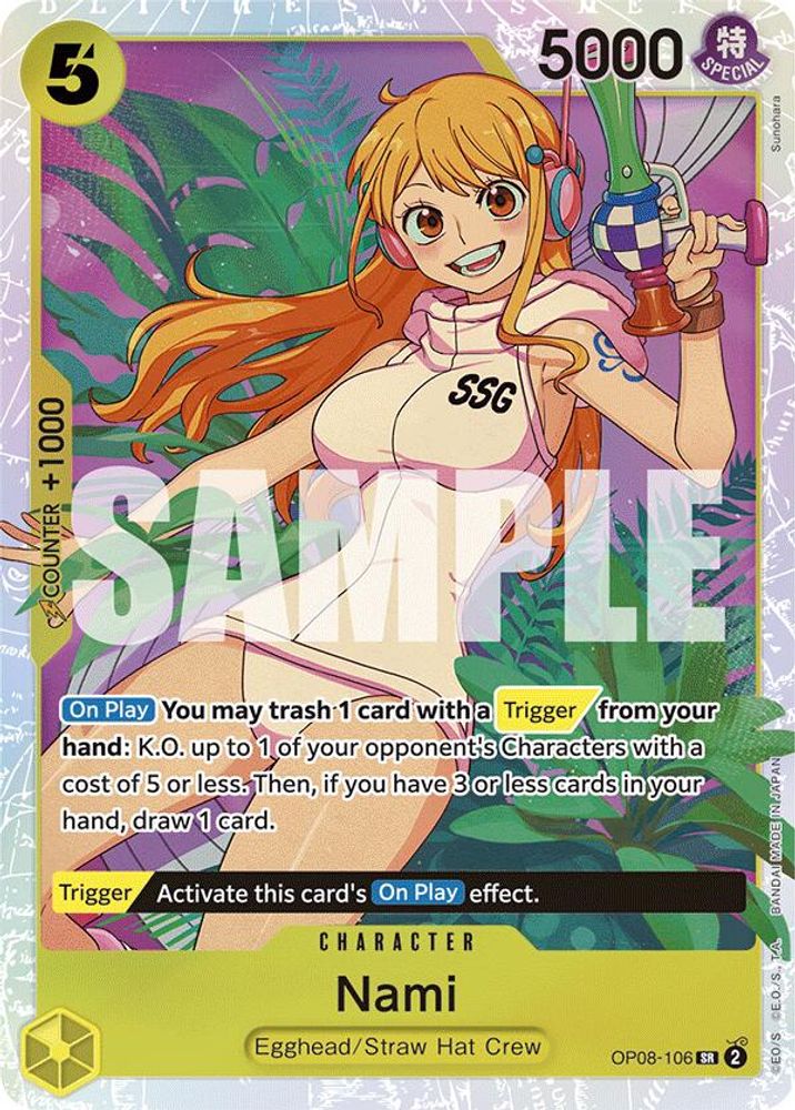 Nami (OP08-106) Super Rare - One Piece Two Legends