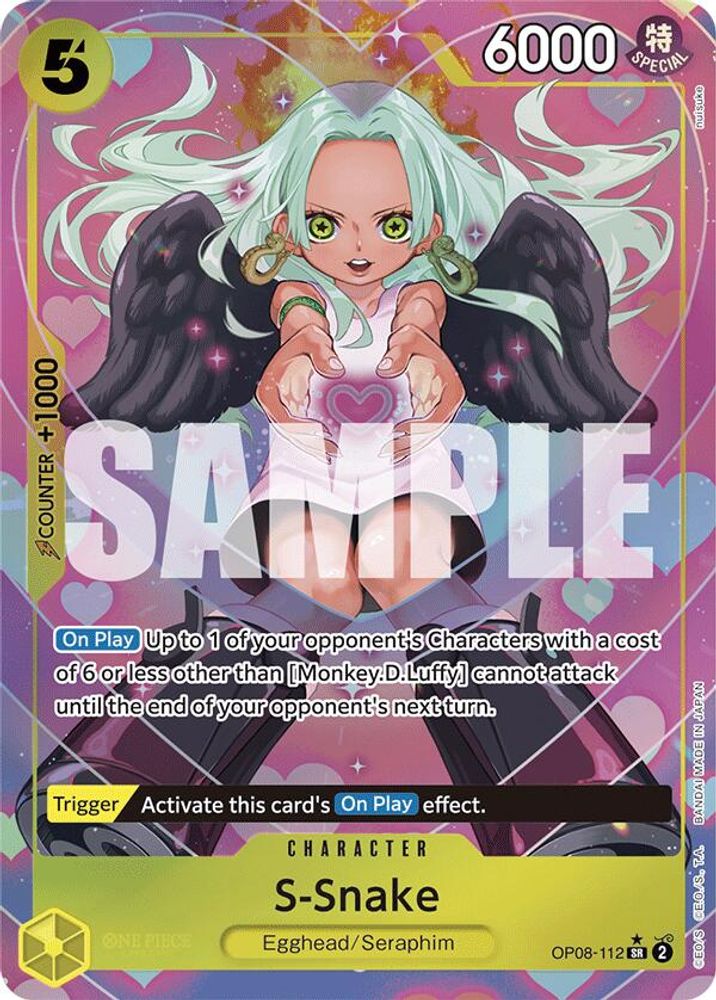 [ALTERNATE ART] S-Snake (OP08-112) Super Rare - One Piece Two Legends
