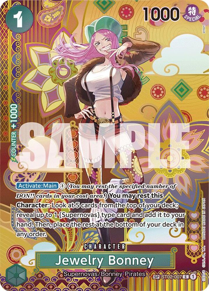 Jewelry Bonney (SP) (ST02-007) Common - One Piece Two Legends