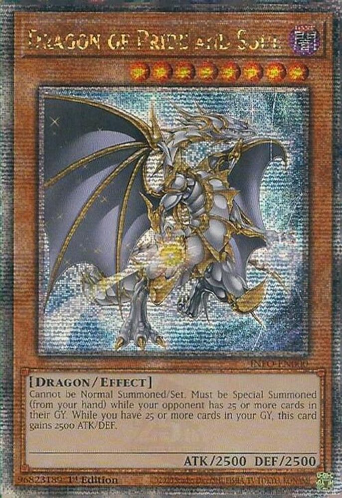 [QUARTER CENTURY RARE] Dragon of Pride and Soul (Quarter Century Secret Rare) - (INFO-EN000) - 1st Edition