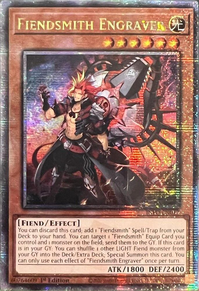 [QUARTER CENTURY RARE] Fiendsmith Engraver (Quarter Century Secret Rare) - (INFO-EN017) - 1st Edition