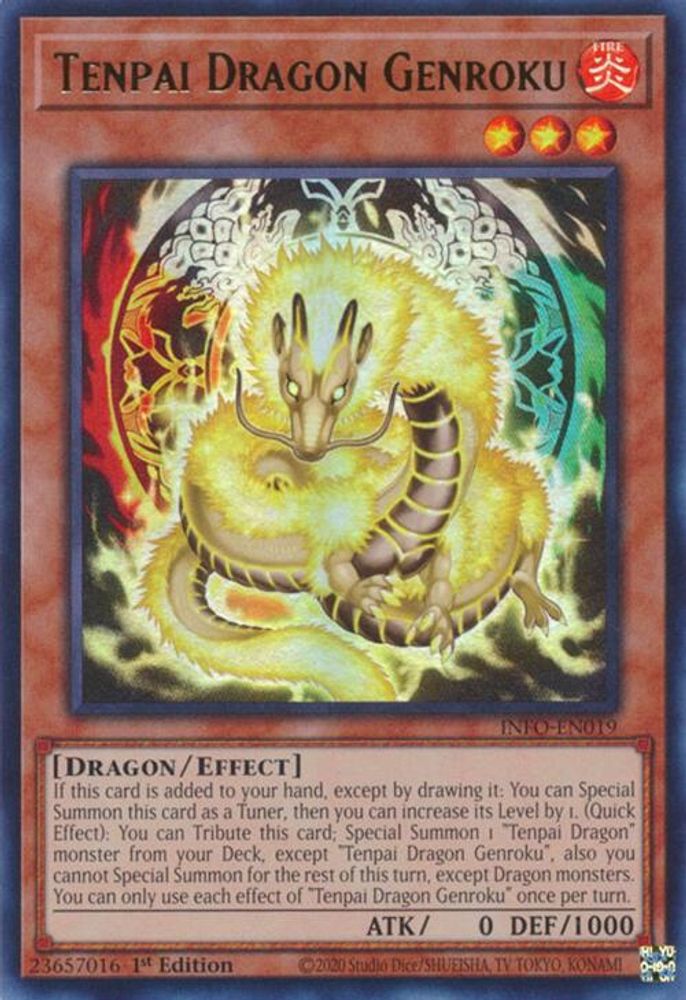 Tenpai Dragon Genroku - (INFO-EN019) Ultra Rare - 1st Edition