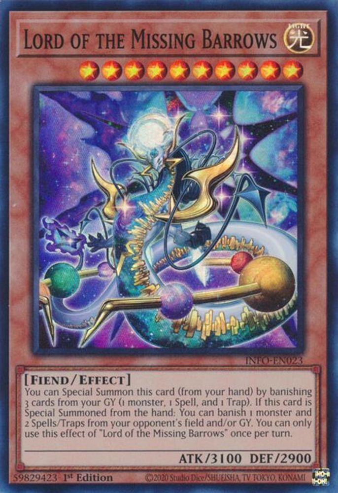 Lord of the Missing Barrows - (INFO-EN023) Super Rare - 1st Edition