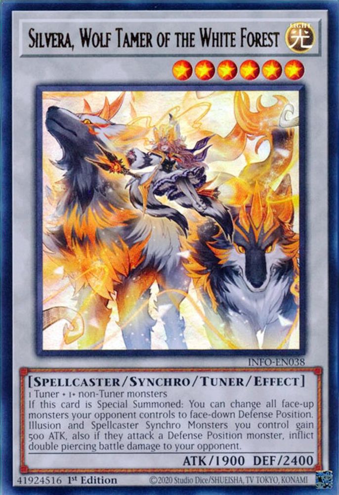 Silvera, Wolf Tamer of the White Forest - (INFO-EN038) Ultra Rare - 1st Edition