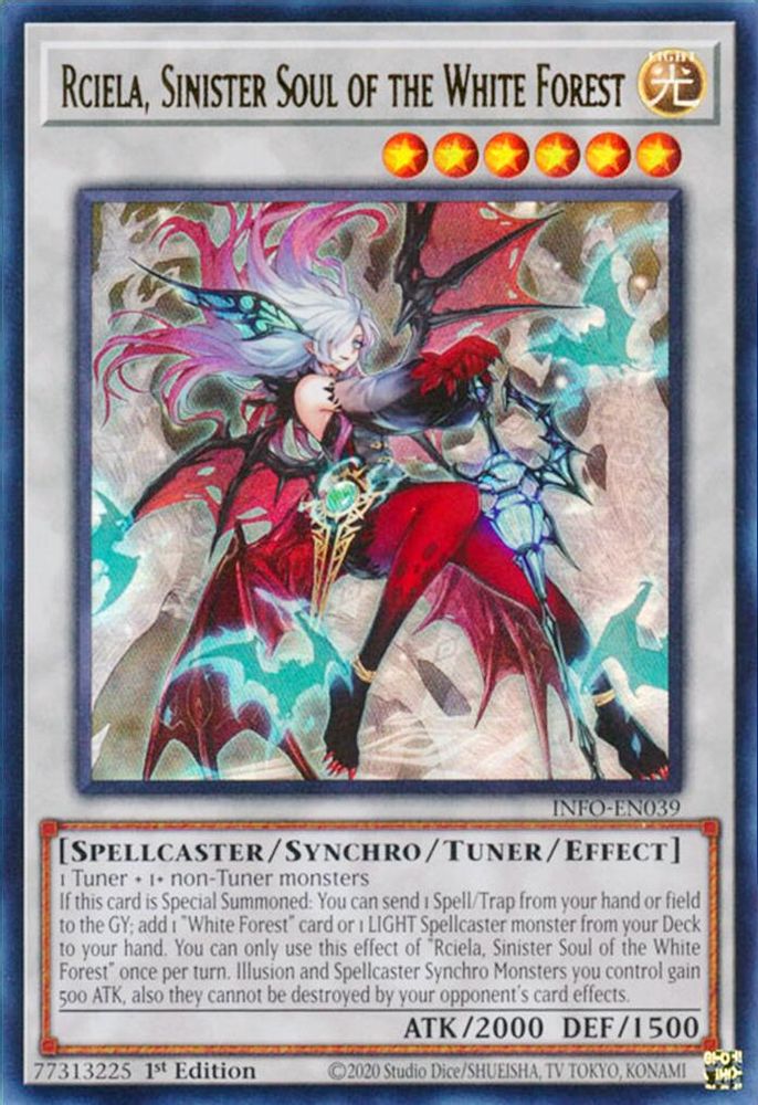 Rciela, Sinister Soul of the White Forest - (INFO-EN039) Ultra Rare - 1st Edition