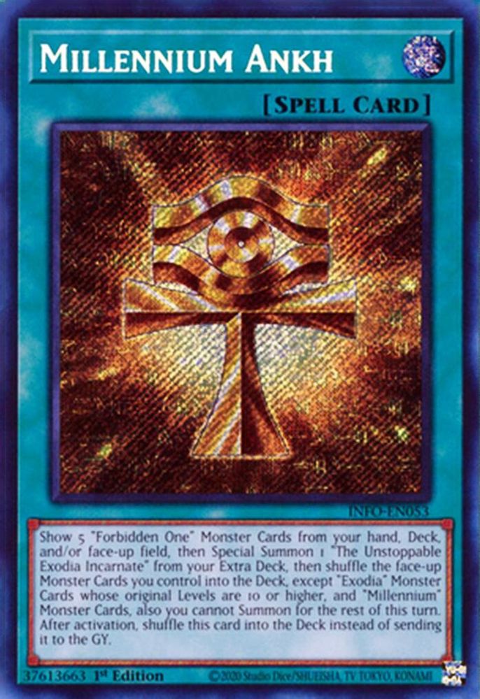 Millennium Ankh - (INFO-EN053) Secret Rare - 1st Edition