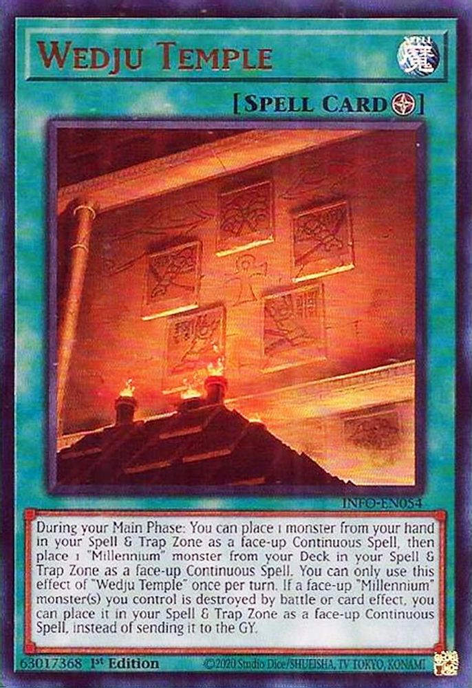 Wedju Temple - (INFO-EN054) Ultra Rare - 1st Edition