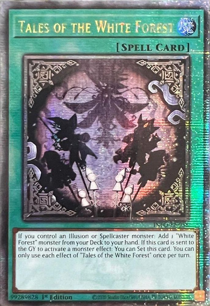 [QUARTER CENTURY RARE] Tales of the White Forest (Quarter Century Secret Rare) - (INFO-EN058) - 1st Edition