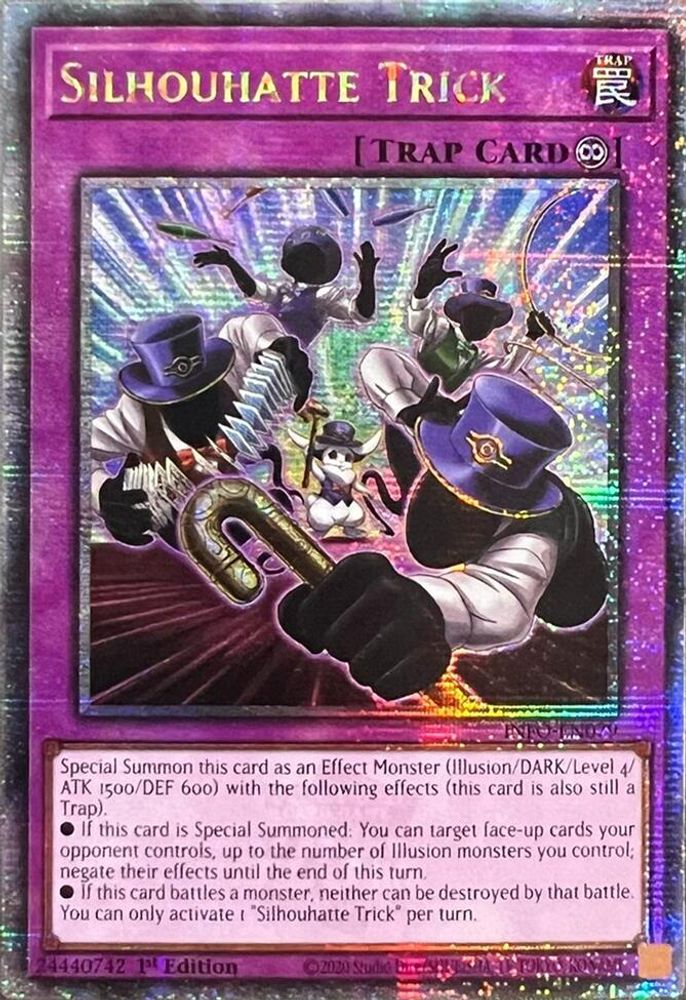 [QUARTER CENTURY RARE] Silhouhatte Trick (Quarter Century Secret Rare) - (INFO-EN079) - 1st Edition