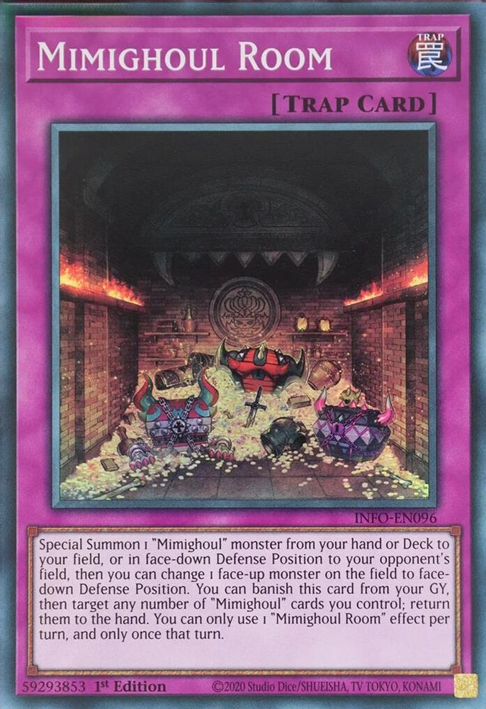 Mimighoul Room - (INFO-EN096) Super Rare - 1st Edition