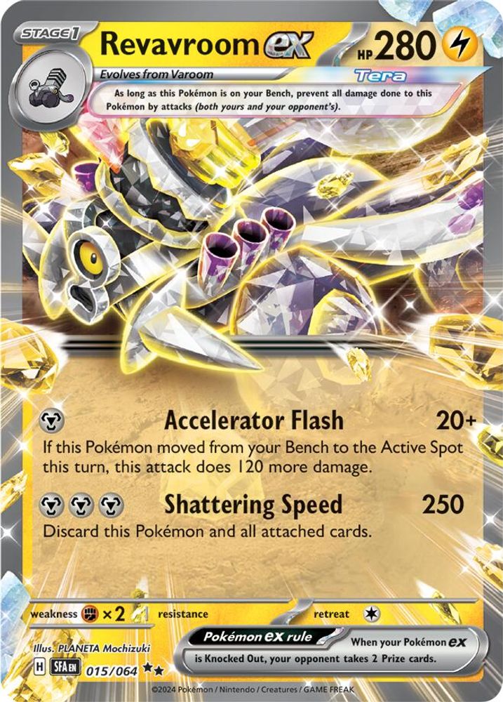 Revavroom ex - [  015/064 ] - Double Rare - Pokemon SV Shrouded Fable