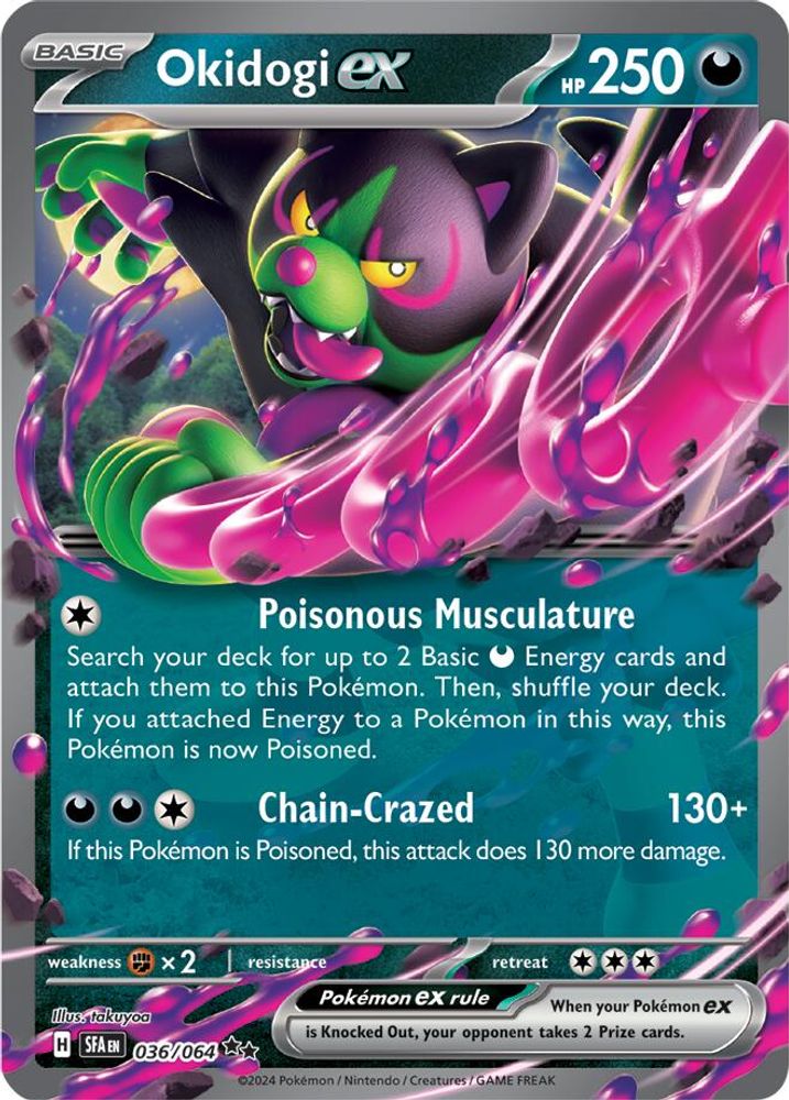 Okidogi ex - [  036/064 ] - Double Rare - Pokemon SV Shrouded Fable