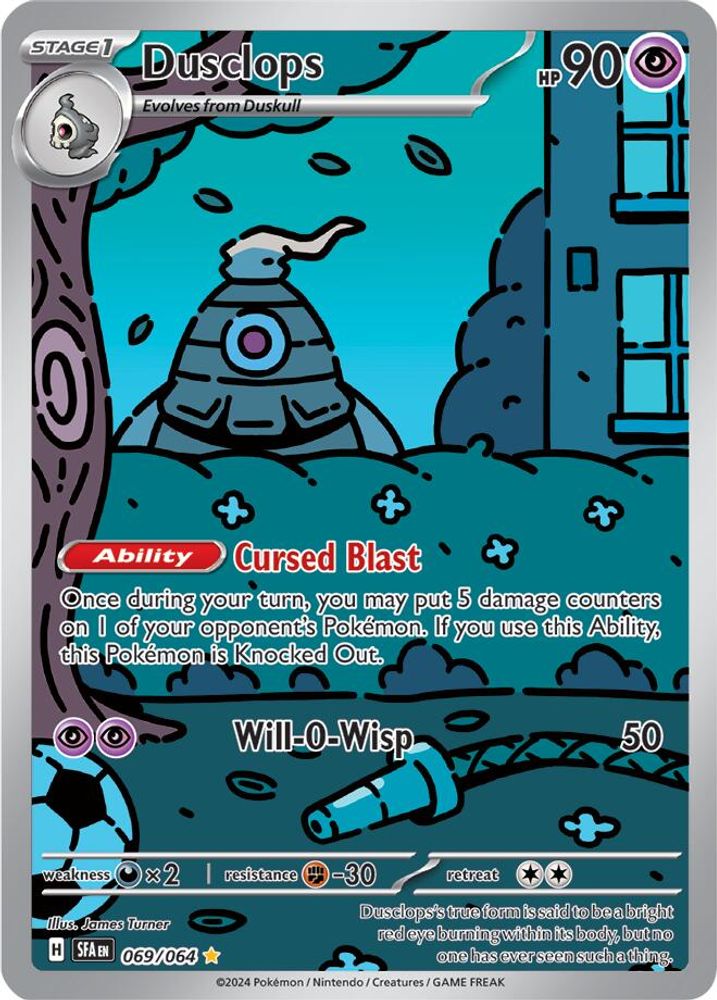 Dusclops - [  069/064 ] - Illustration Rare - Pokemon SV Shrouded Fable