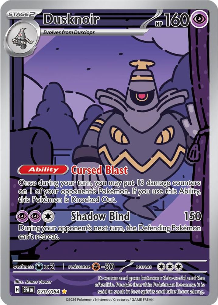 Dusknoir - [  070/064 ] - Illustration Rare - Pokemon SV Shrouded Fable