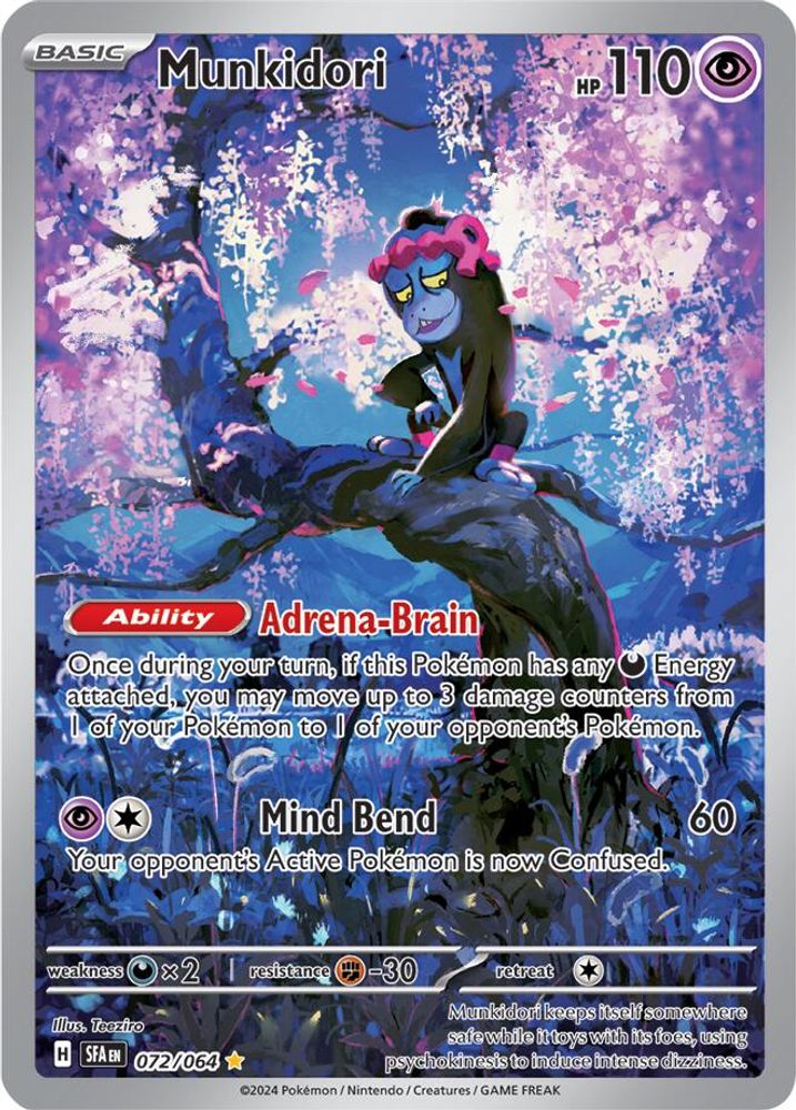 Munkidori - [  072/064 ] - Illustration Rare - Pokemon SV Shrouded Fable