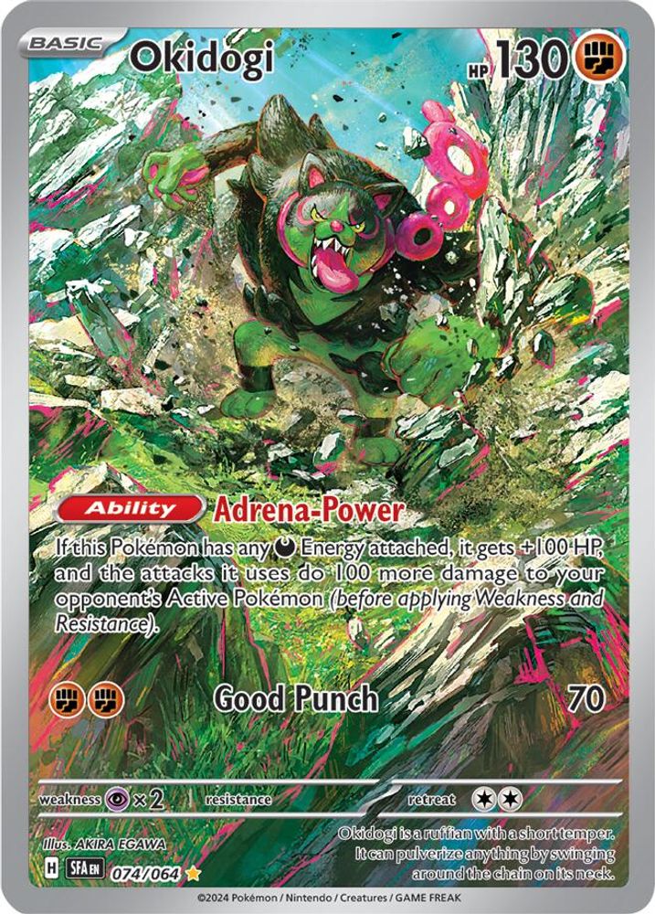 Okidogi - [  074/064 ] - Illustration Rare - Pokemon SV Shrouded Fable