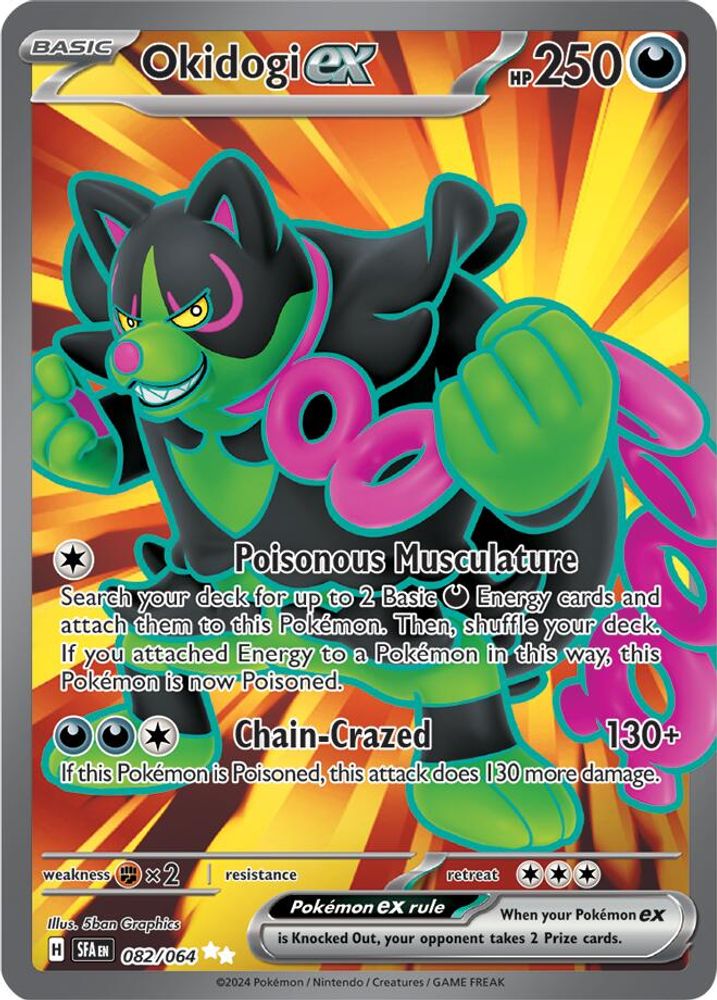 Okidogi ex - [  082/064 ] - Ultra Rare - Pokemon SV Shrouded Fable