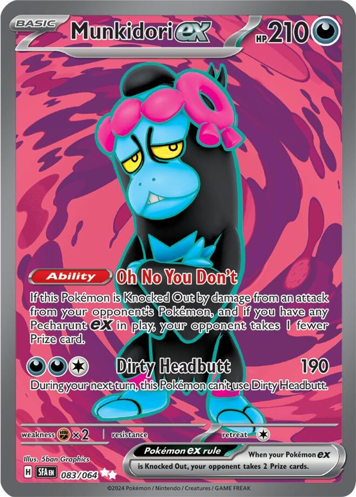 Munkidori ex - [  083/064 ] - Ultra Rare - Pokemon SV Shrouded Fable