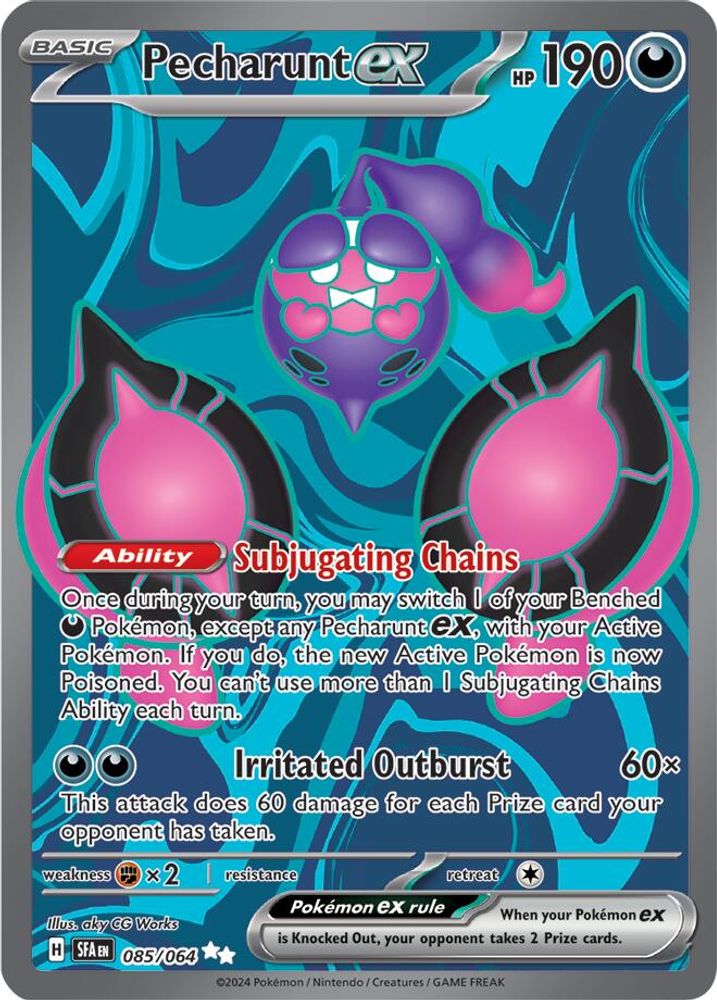 Pecharunt ex - [  085/064 ] - Ultra Rare - Pokemon SV Shrouded Fable