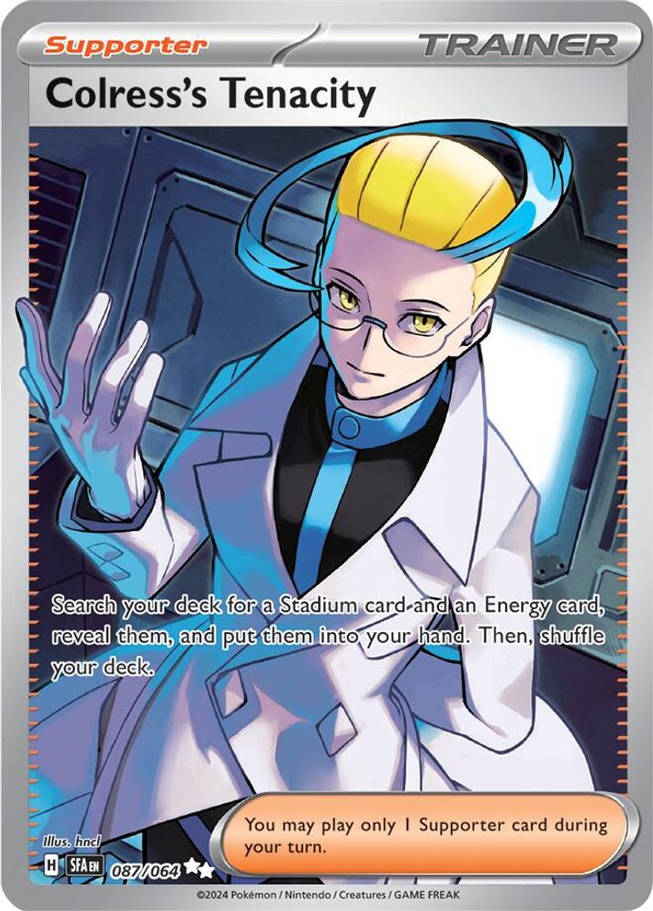 Colress's Tenacity - [  087/064 ] - Ultra Rare - Pokemon SV Shrouded Fable
