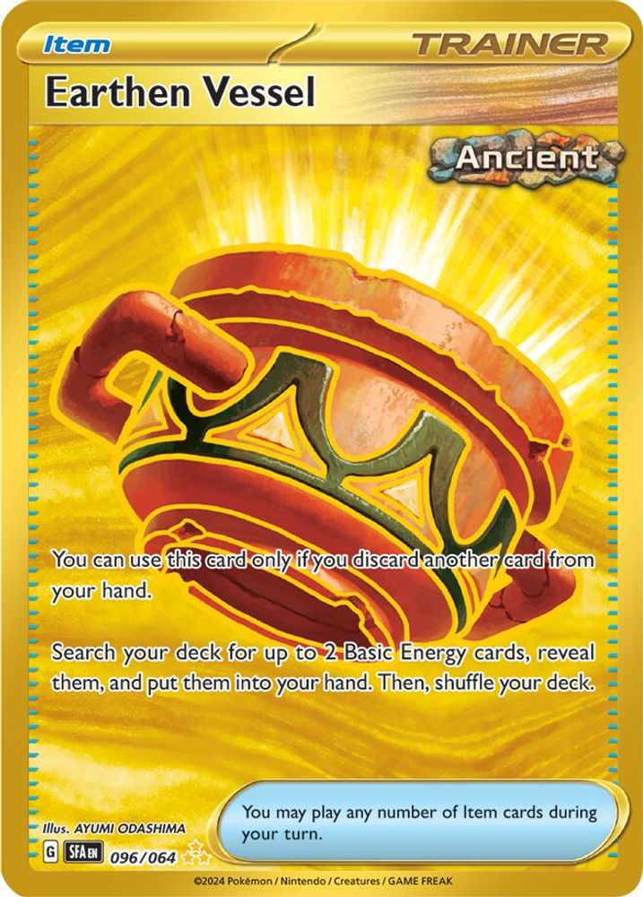 Earthen Vessel - [  096/064 ] - Hyper Rare - Pokemon SV Shrouded Fable