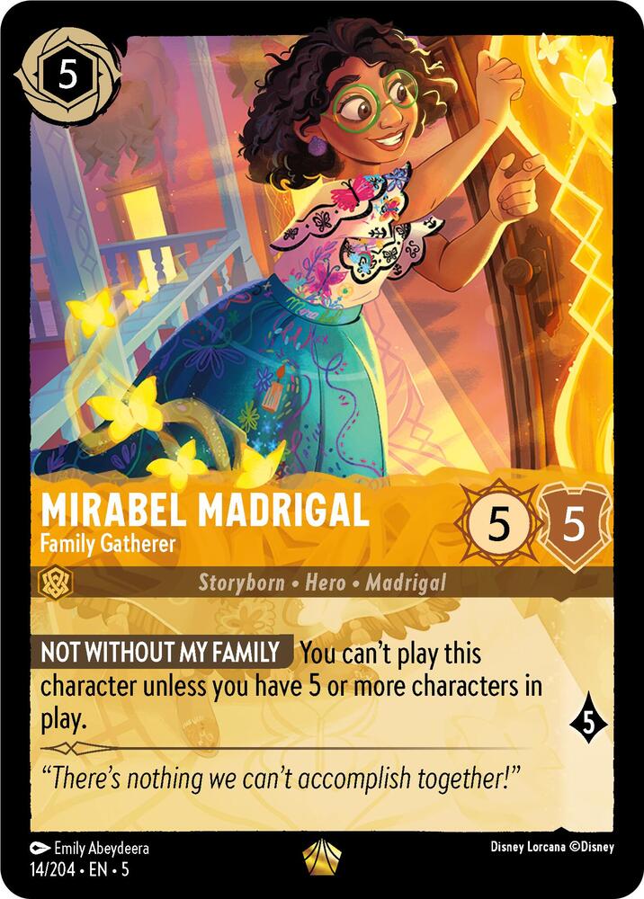 Mirabel Madrigal - Family Gatherer - 014/204 - Legendary Lorcana Shimmering Skies