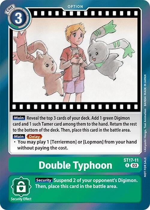 Double Typhoon ST17-11 - Movie Memorial Pack Box Topper BT17 Secret Crisis
