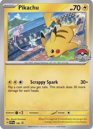 Pikachu - SVP 190 - Pokemon SV Scarlet & Violet Promo