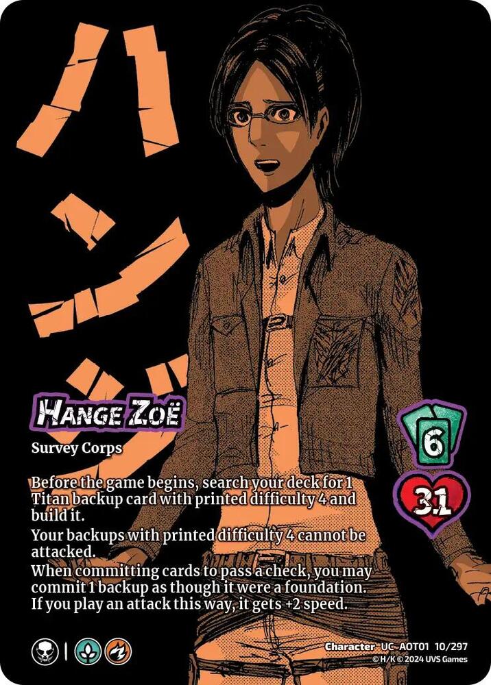 Hange Zoe - 10/297 -  UC - Universus Attack on Titan